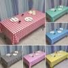 1PC Birthday Party Plastic Table Cover Disposable Table Cloth Waterproof Oil Proof Tablecloth Supplies