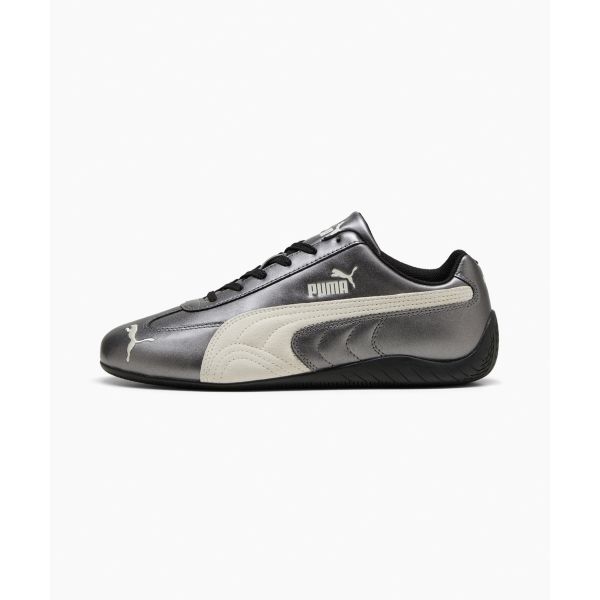 Puma Speedcat Metallic Pack - Черно-белые унисекс кроссовки Тепло-белый 403689-02