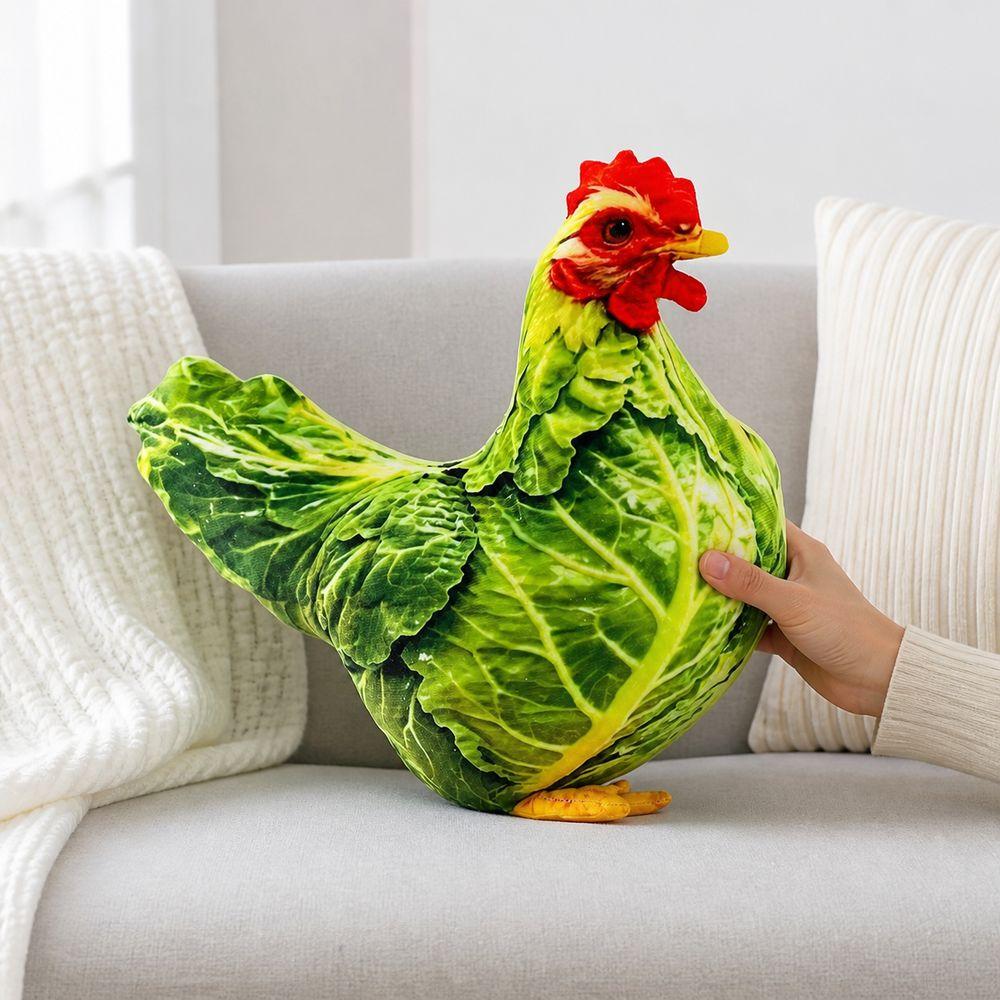 PP Cotton Filled Animal Body Pillow 30cm Size Animal Cushion Doll Toys Chicken Pillow Bedroom Use