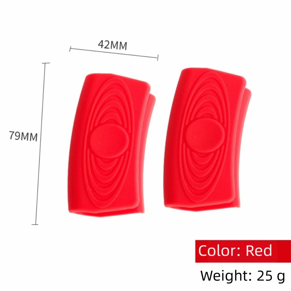 1Pair Heat‑insulated Pot Handle Grip Anti‑slip Texture Heat‑Proof Clamp  Iron Cookware