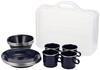 Captain Stag West Enamel Tableware Set (with Carrying Case) M-1078