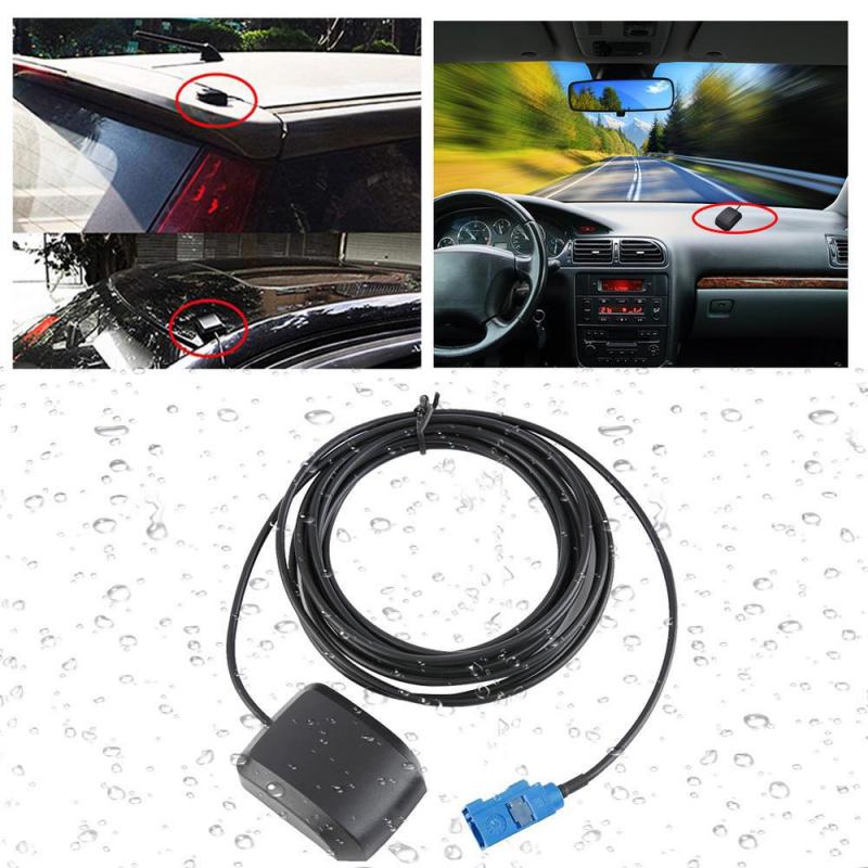 Active Car External Positioning Satellite Antenna With FAKRA Interface 1.5 Meter Long Mouse Style Car Navigation GPS Antenna