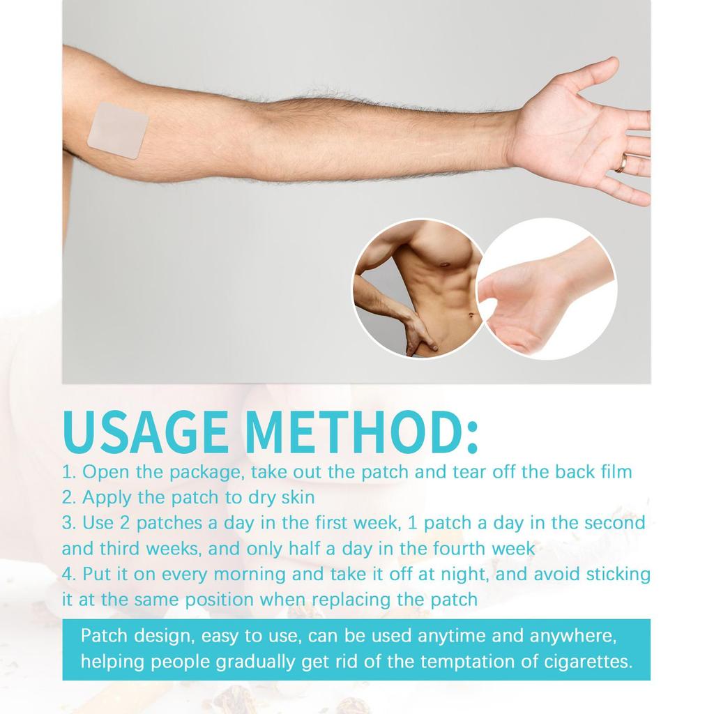 30 шт. Пластырь для отказа от курения Оздоровительный пластырь Помощь в контроле курения Оздоровительный пластырь Скажите «прощай» сигаретам Никотинозаместительная терапия Растительные ароматы