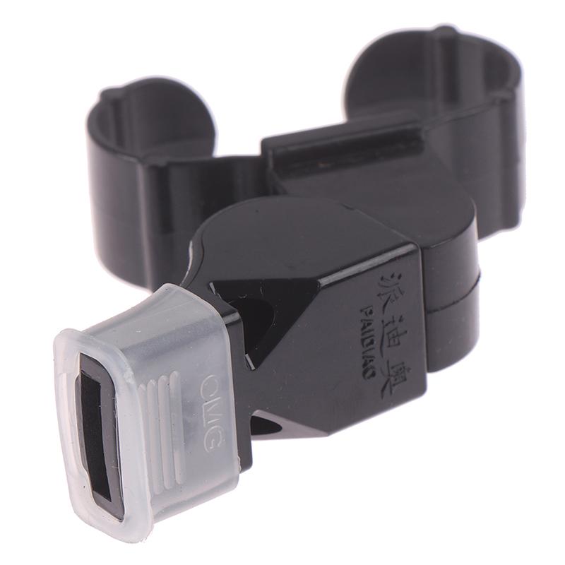 Черный пластиковый скейтборд спорта сжатия пальца Пеалесс/свисток футбольного рефери