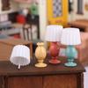 1:12 Dollhouse Miniature Desk Lamp Study Model Dollhouse Furniture Decoration Micro Scene Light Ornament Pretend Play Toys