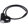 Motorcycle Push Start Button with Horn, Headlight, Brake, Fog Lights - 7/8" (22mm) Automatic Return with Green Light
