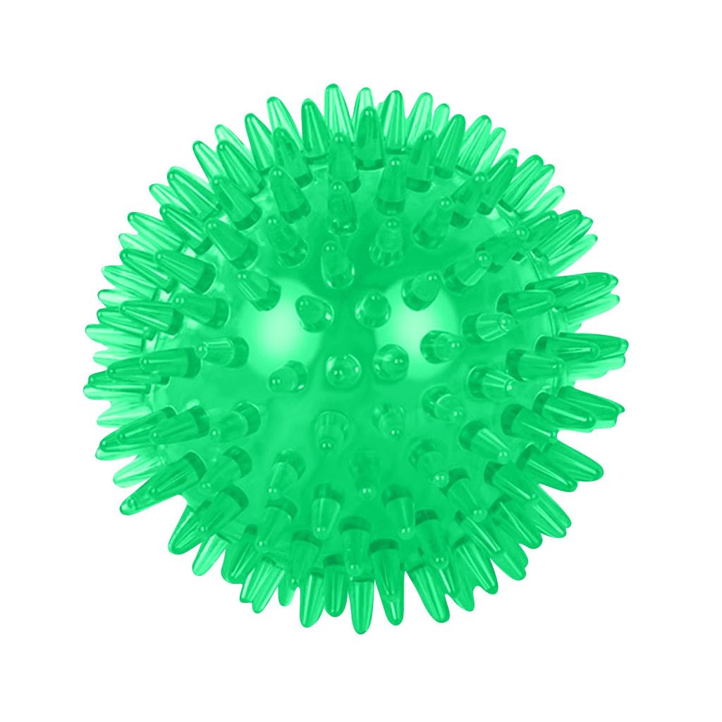 Toy Ball High Elastic Squeaking Sound Pointed Spike Ball Floating Water Resistant Cleaning Teeth Dog Toy Ball