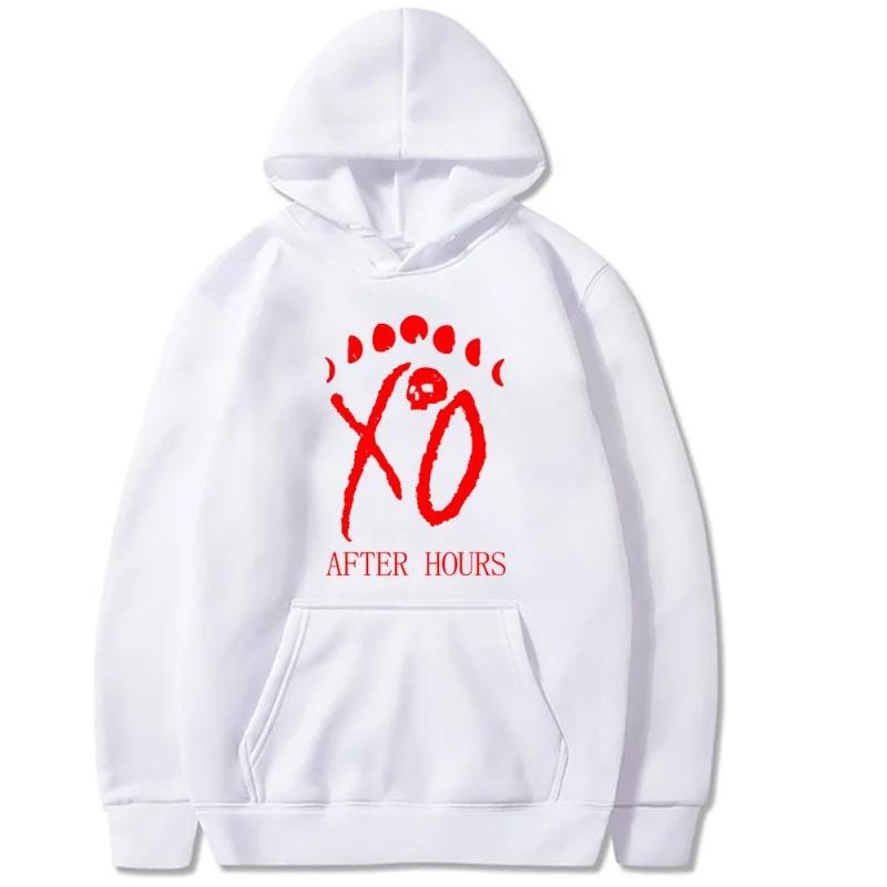 After Hours The Weeknd Hoodies Print Fashion Sweatshirt Hip Hop Casual Unisex Autumn Winter Fleece Streetwear Tops