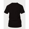Men's 100% Pure Cotton Summer Loose Size PARIS Letter Pattern Print Casual Comfortable Round Neck Short Sleeved T-shirt Top
