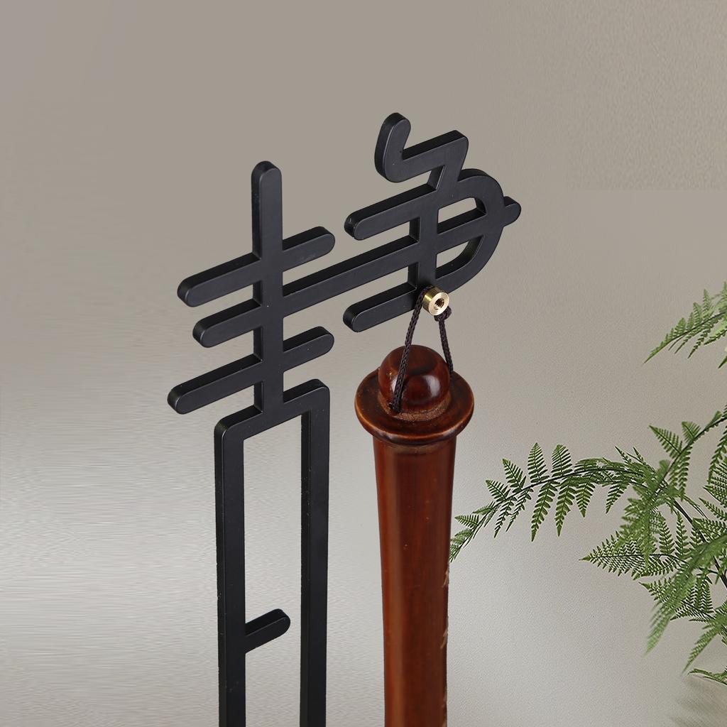 Китайская подставка для кистей «Спокойствие» с деревянным основанием, подставка для каллиграфии, держатель для туши, металлическая подставка для письменных кистей, школьные канцелярские товары