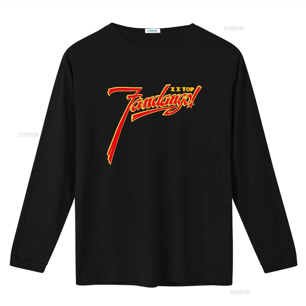 ZZ Top Fandango Album Logo Mens Rock Music Band Merch T Shirt Stylish Comfortable vintage Washed Casual fashion Unisex