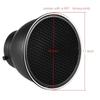 7" Standard Reflector Diffuser Lampshade Dish, 60° Honeycomb Grid, Bowens Mount Studio strobe flash light for speedlight