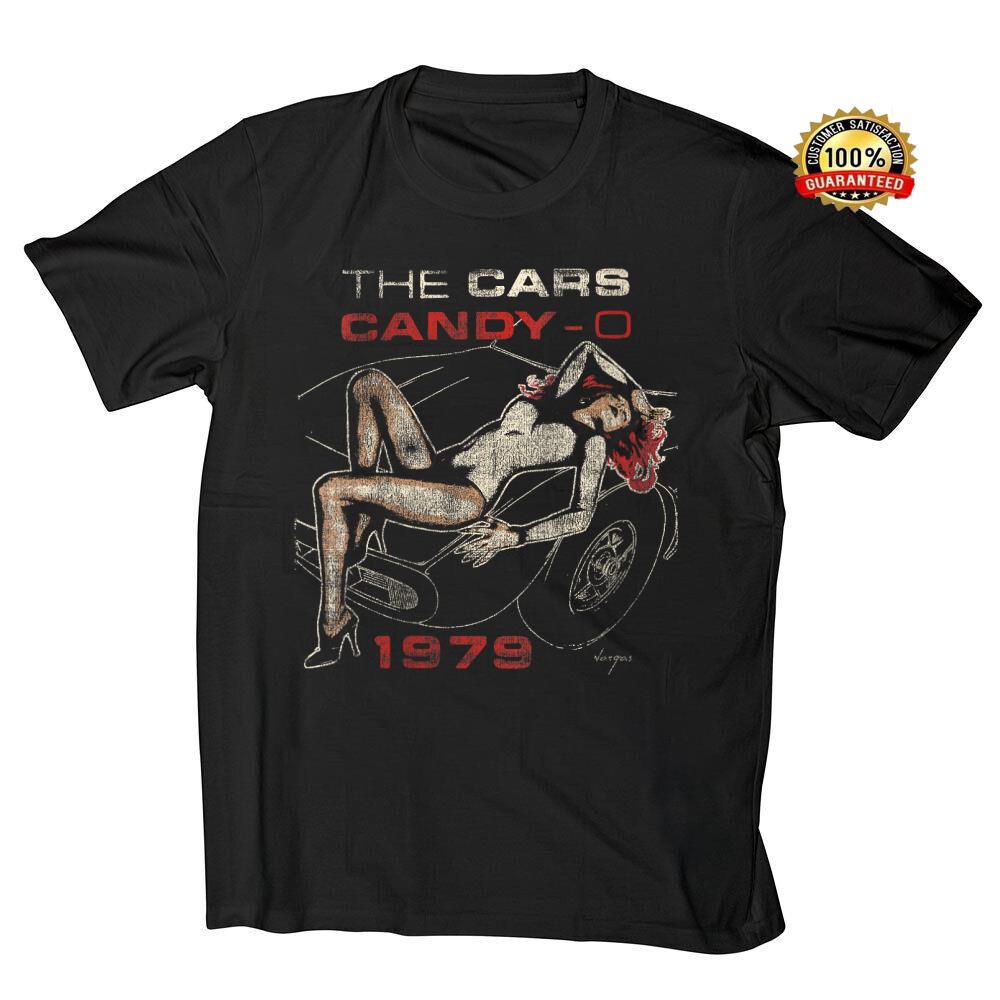 HOT The Cars - Candy-O Vintage 1979 Short Sleeve Unisex T-Shirt TN226