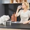 Stainless Steel Pet Water Dispenser Automatic Pet Water Drinker Smart Cat Water Fountain  Dog
