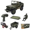 Радиоуправляемая машина JJRC C8815 1941 JEEP WILLYS 2.4G 4WD RTR Вездеход Скалолаз Масштабная Военная Грузовик Внедорожник Игрушка Подарок для Детей