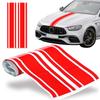 Cospys Наклейка на капот автомобиля Полоса Наклейка на автомобиль Печать на кузове Наклейка на автомобиль Декаль 8x180см (Красный, 8x180см)