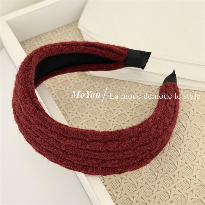 2025 Women's High-End Twist Knit Headband - Autumn/Winter Hair Accessory