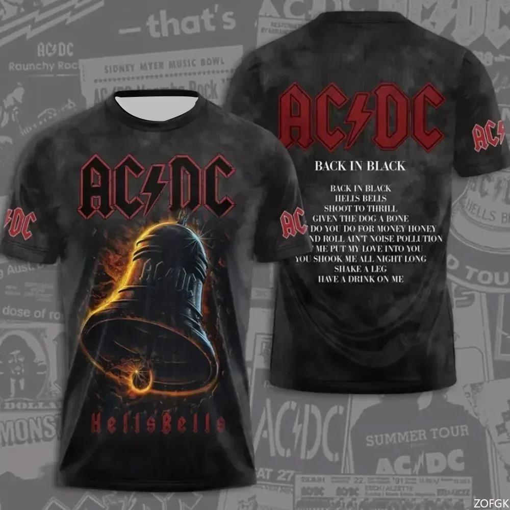 2025 Футболка Rock Band с 3D-принтом, быстросохнущая, спортивная, дышащая, мужская футболка с круглым вырезом