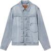 Levis Удобная Свободная Куртка на Пуговицах Простая с Длинным Рукавом Мужская Куртка Светло-Голубая 0016W-0001
