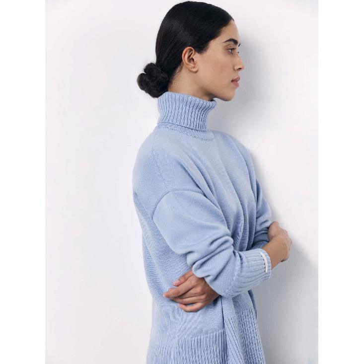 Rose Beauty A Женский свободный свитер-водолазка на осень и зиму