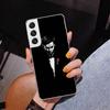 Мужской костюм Рубашка Галстук Чехол для телефона для Samsung Galaxy S26 S25 Edge S23 S24 Ultra S22 Plus S21 S20 FE Уникальный чехол Мягкий чехол Galaxy S