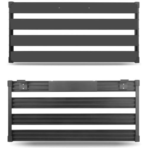GOKKO Guitar Effects Pedal Board with Detachable Power Supply, Durable and Ultra-Lightweight Aluminum Alloy Construction, and Storage Bag (XL-650x300x