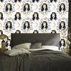 Women and Astrology Wallpaper Graphite and Brown for Living Room and Bedroom 50x1000
