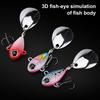10.5G/30MM VIB Fishing Lure with Treble Hook Spinning Sequin Long Casting Hard Artificial Spinner Bait Saltwater Freshwater Bass Walleye