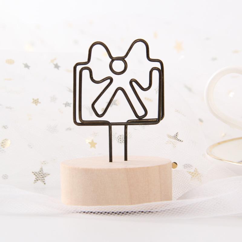 Retro Wood Message Note Holder