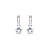 Swarovski Rhodium Drop Earrings 5754172
