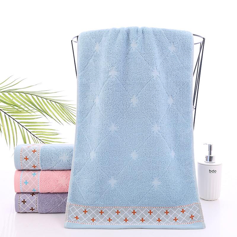 Банное полотенце удлиненное 40x90 утолщенное для спортзала салфетка для пота мытье лица душ большое длинное хлопковое спортивное полотенце