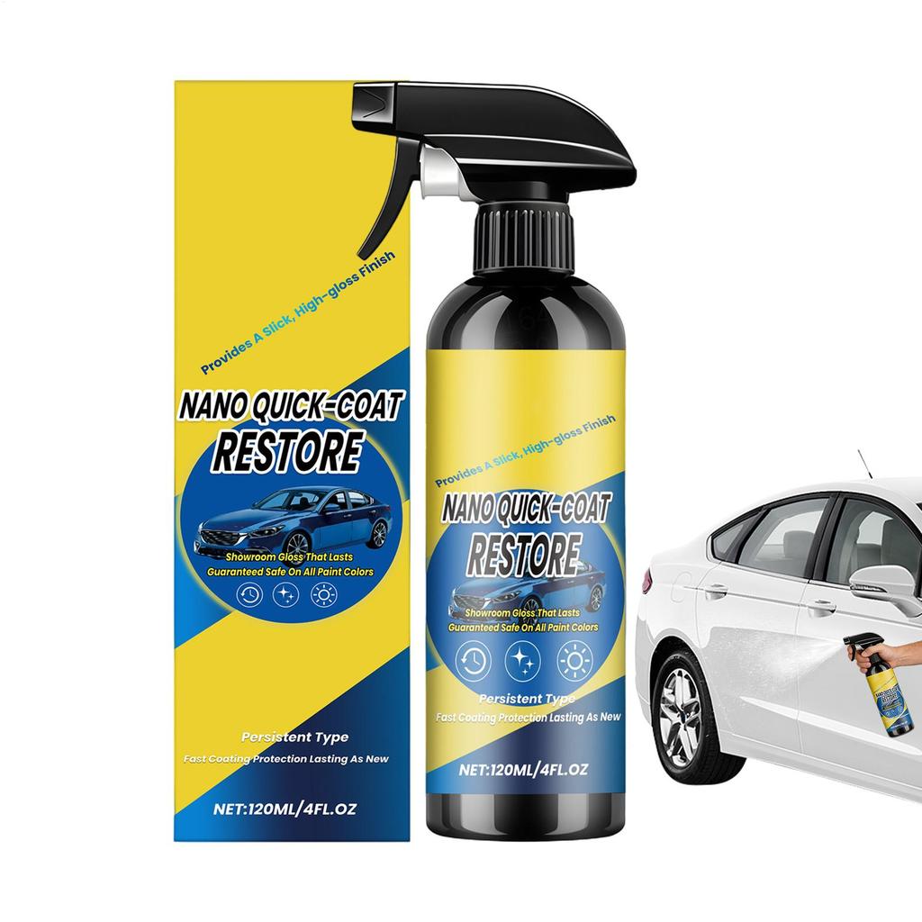 Car Nano Quick-Coat Restore-Coating Spray Waterless Car Wash Car Clear Coat Repair Multi-functional Coating Renewal Agent Spray