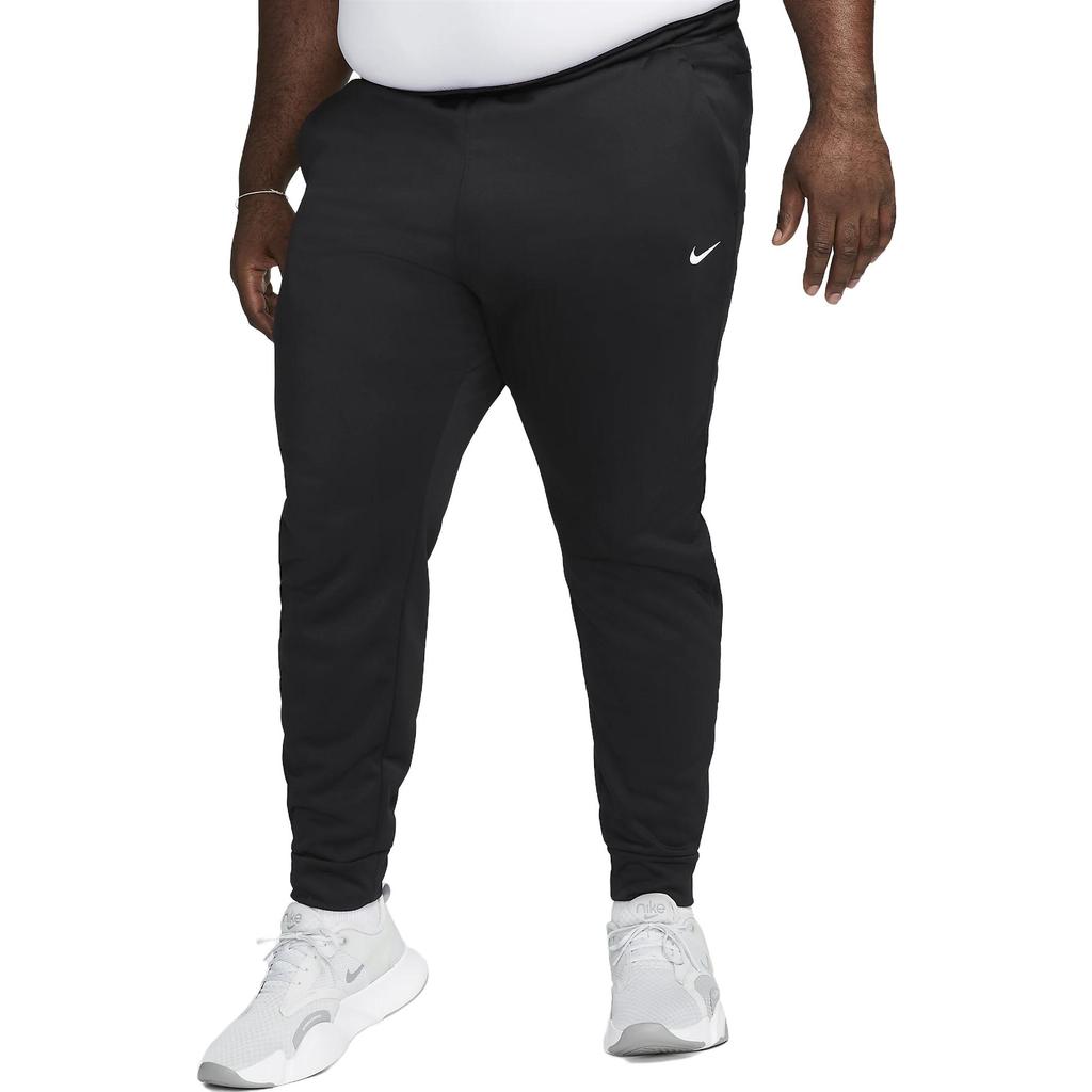Nike Мужские спортивные штаны Therma с вышитым логотипом, комфортные, черные DQ5405-010