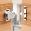Press The Home Wardrobe Door Buckle Touch The Bead Magnetic Dual Wheel Spring Fixed Lock Buckle Low Foot Cabinet Door Buckle