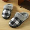 Winter Plush Men Slippers Plus Size Women for Man Furry Shoes