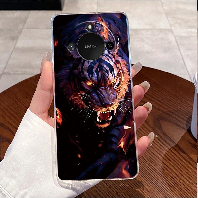 Чехол для Honor X9C Smart 5G Прозрачный Роскошный Милый Любовь Кролик Забавный Крутой Мягкий Силиконовый TPU Чехол для Телефона HonorX9C Smart 5G Задняя Крышка