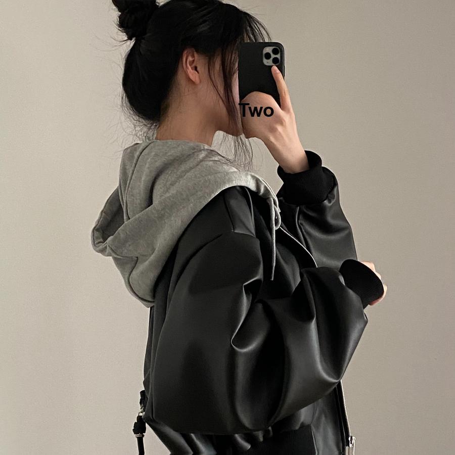 Весна Новый Цветной Блок Винтажный Карманы на Молнии Свободный Повседневный Плащ Женская Куртка