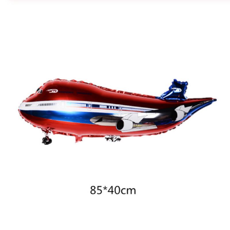 85*40cm Airplane Balloons Plane Shaped Balloons for Boy's Toys Baby Shower Birthday Party Decoration AVE