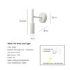 Modern Adjustable Rotaion Wall Light Minimalist Spotlight 7W LED Chandelier Reading Lights for Bedroom Hotel Night Book Lamp