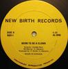 12-дюймовая пластинка HORATIO SOUL Born To Be A Clown NBR1 New Birth Recor Канада Регги Ска Даб Б/у