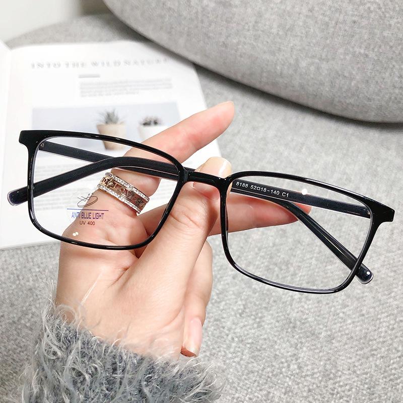 Fashion Square Frame Glasses Anti Blue Light Glasses Men Women Optical Transparent Computer Spectacle Eyeglass Uv400