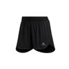 Solid Color Elastic Waist Fitness Shorts Women Bottoms Black FM4719