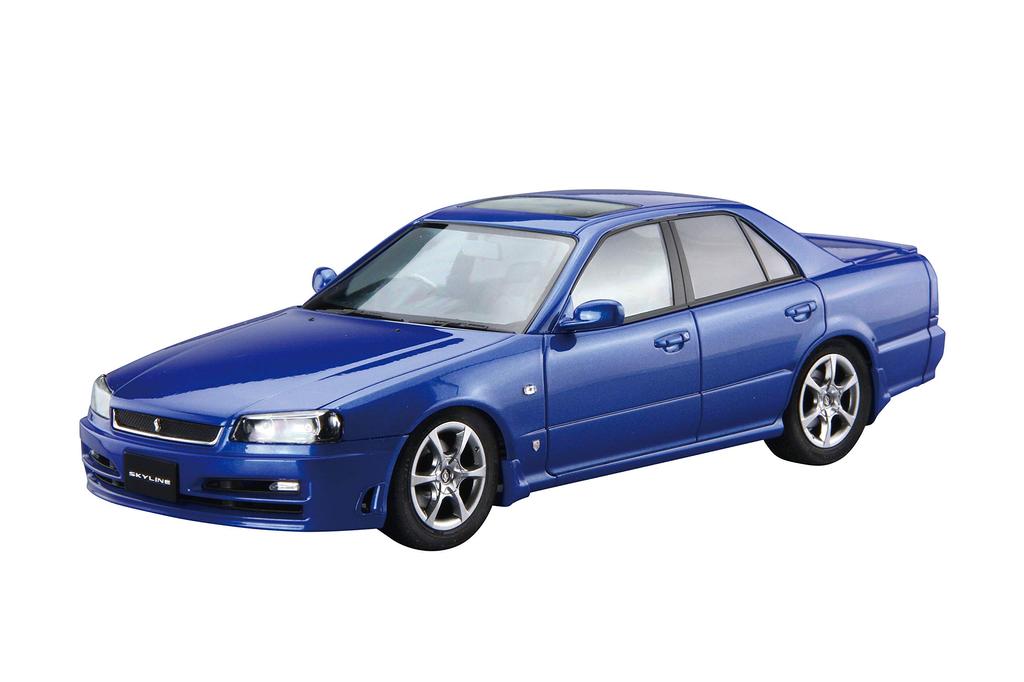 Aoshima Bunka Kyozaisha The Model Car Series Nissan ER34 Skyline 25GT Turbo 2001 Plastic Model 1/24 No.88