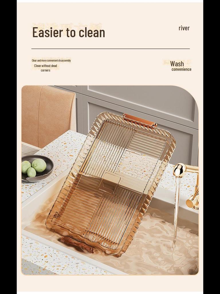 Портативный поднос для чайного сервиза: Легкая роскошь для дома, кемпинга или пикника – пластиковая сушилка для сухого заваривания