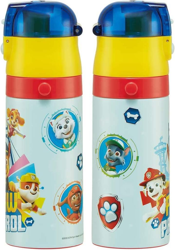 Skater Бутылка для воды из нержавеющей стали для питья объемом 420 мл, чашка для питья объемом 350 мл, легкая бутылка для воды Paw Patrol 23 для мальчиков, спортивная бутылка для воды небольшой емкости