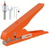 Hole Punch Pliers 5/16 Inch Adjustable Screw Cover Hole Punch Hand-Held Single Circle Hole Punch with Limit Taper Drill Bit