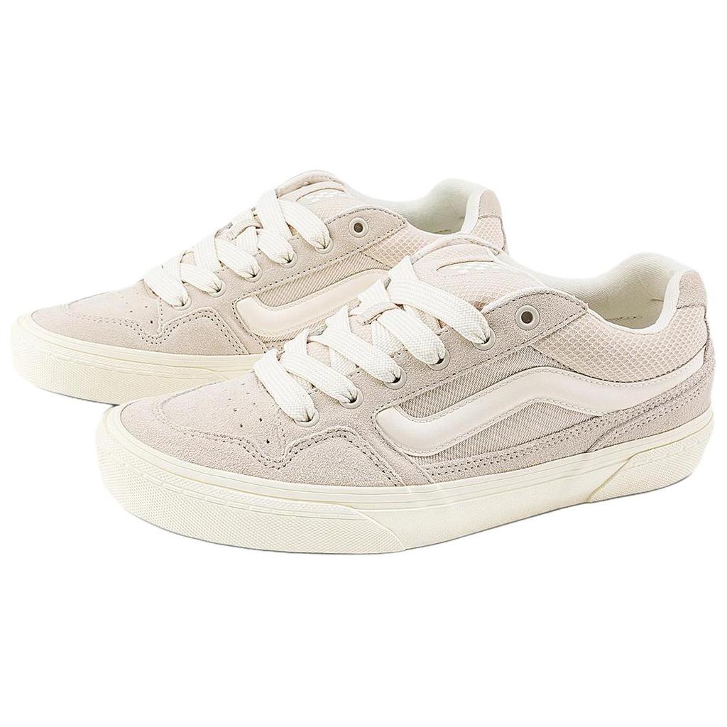 Vans Caldrone Abrasion Resistant Low Top Skateboard Shoes Men's Oat Sneakers VN000CSP2N1