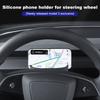 Ящик для хранения на рулевое колесо для Tesla Model 3+ Силиконовый держатель для мобильного телефона Хранение очков Новая модель 3 Highland 2024 Аксессуары