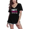 Women's Novelty T-Shirt Body Under Construction - Funny Quote