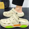 Slides Beach Hole Platform Male Slipper Comfortable Eva Low Price Rubber Designer Luxury 2025 Style Original Men's Shoe